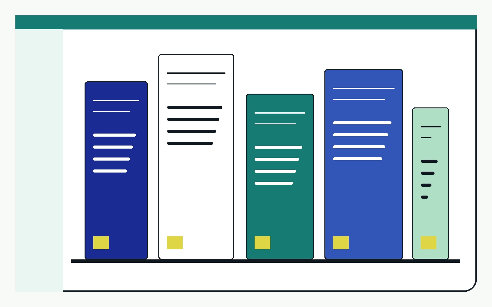 Editorial illustration of scholarly monographs, intelligence reports and reference works